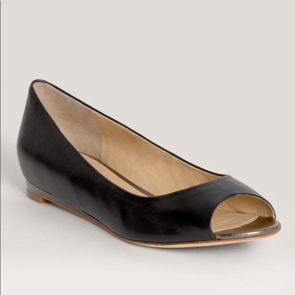 cole haan open toe flats